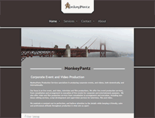 Tablet Screenshot of monkeypantz.com